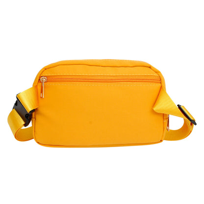 SGRHO Sorority Yellow Canvas Crossbody Waist Bag