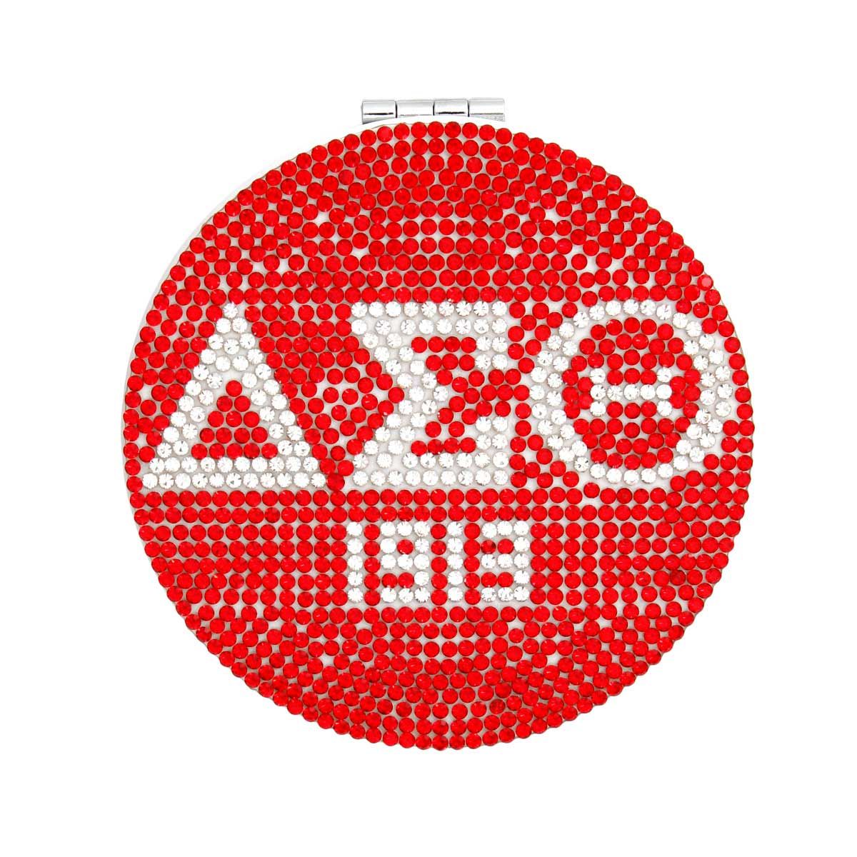 DST Sorority Red Bling Mirror Compact